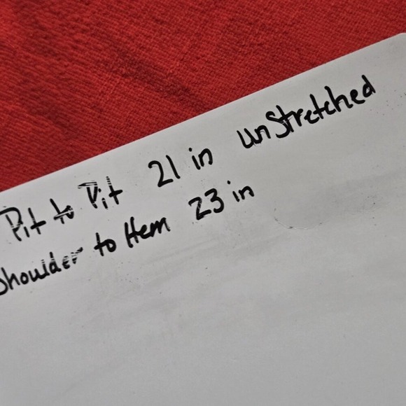 Madewell Red Textured Terry Cloth Ruffle Strap Tie Front Tank Top M0085 XL NEW - Picture 7 of 7